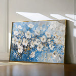 Floral 485 Canvas Art 60 x 40 cm / Black