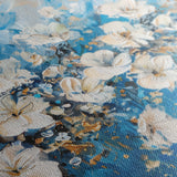Floral 485 Canvas Art 60 x 40 cm / Black