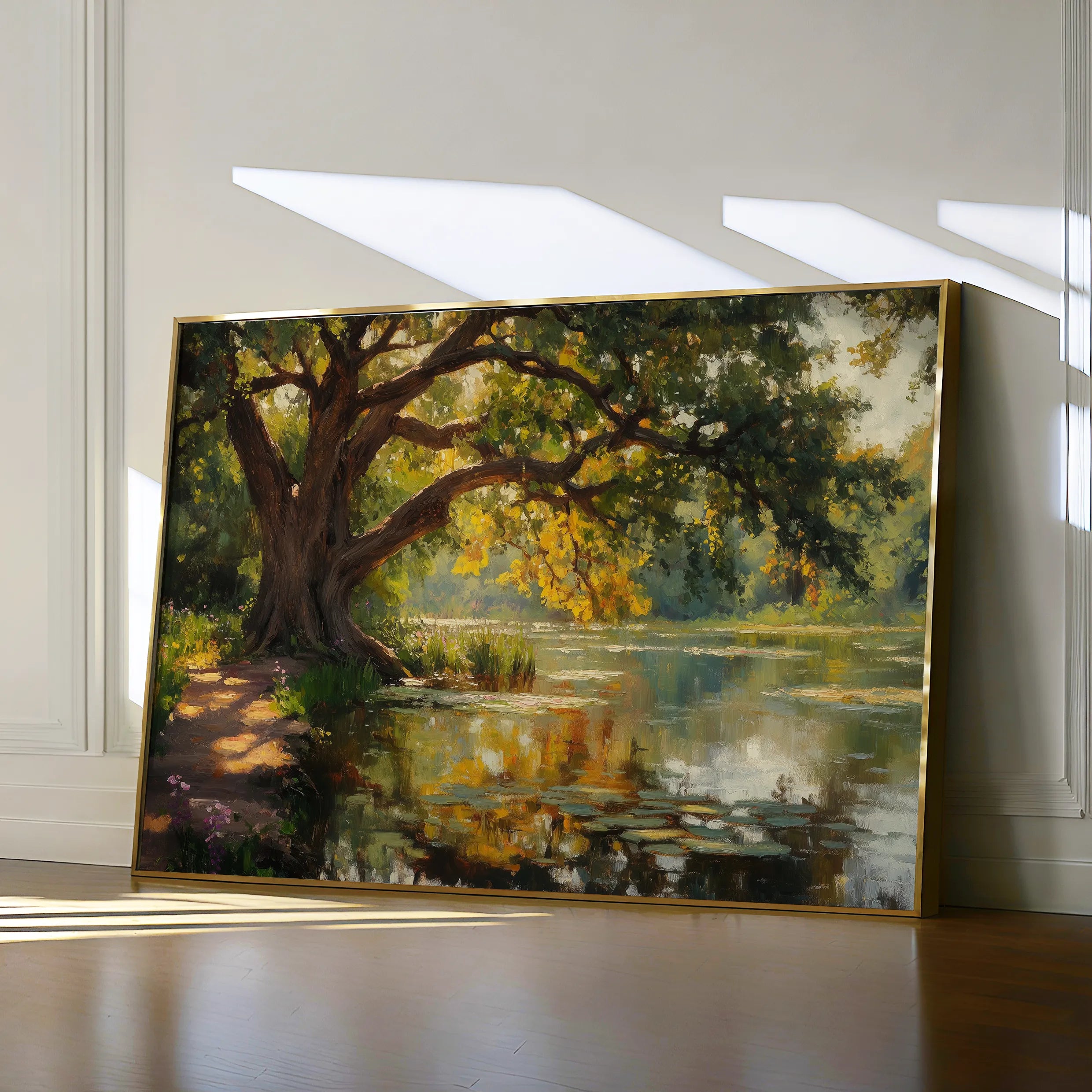 Landscape 485 Canvas Art 60 x 40 cm / Black
