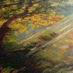 Landscape 485 Canvas Art 60 x 40 cm / Black