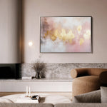 Abstract 486 Canvas Art 60 x 40 cm / Black