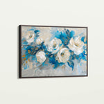 Floral 486 Canvas Art 60 x 40 cm / Black