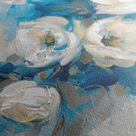 Floral 486 Canvas Art 60 x 40 cm / Black