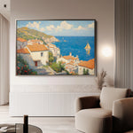 Landscape 486 Canvas Art 60 x 40 cm / Black