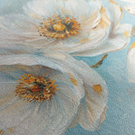 Floral 487 Canvas Art 60 x 40 cm / Black