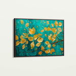 Floral 488 Canvas Art 60 x 40 cm / Black