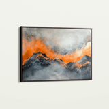 Abstract 489 Canvas Art 60 x 40 cm / Black