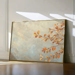 Floral 489 Canvas Art 60 x 40 cm / Black