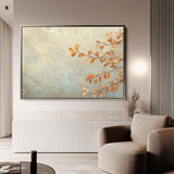 Floral 489 Canvas Art 60 x 40 cm / Black