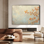 Floral 489 Canvas Art 60 x 40 cm / Black
