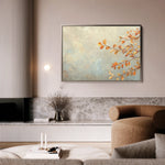 Floral 489 Canvas Art 60 x 40 cm / Black