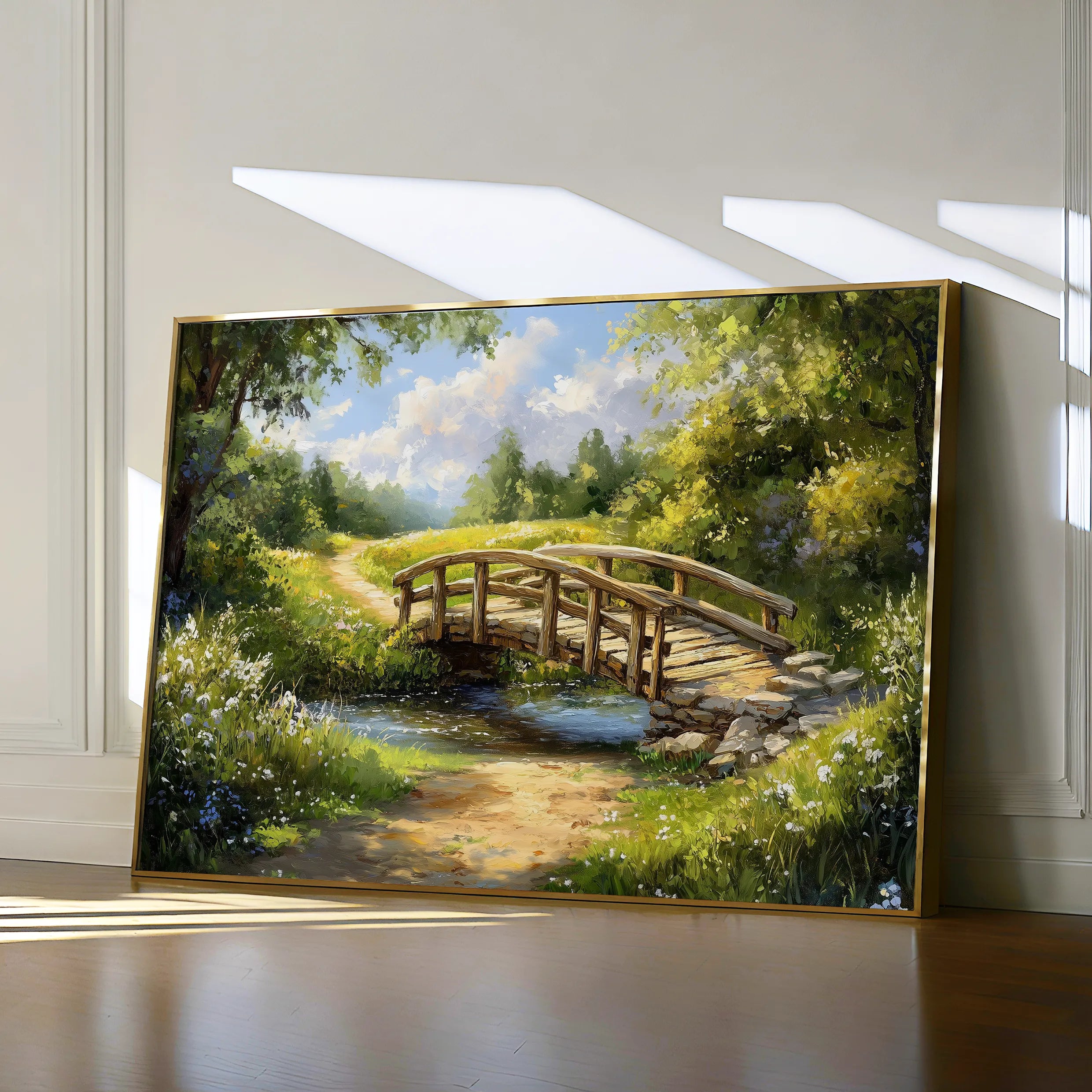 Landscape 489 Canvas Art 60 x 40 cm / Black