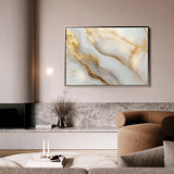 Abstract 490 Canvas Art 60 x 40 cm / Black