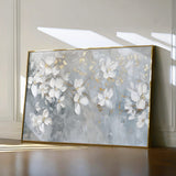 Floral 490 Canvas Art 60 x 40 cm / Black