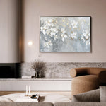 Floral 490 Canvas Art 60 x 40 cm / Black