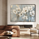 Floral 491 Canvas Art 60 x 40 cm / Black