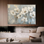 Floral 491 Canvas Art 60 x 40 cm / Black