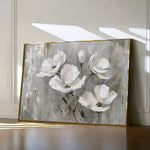 Floral 492 Canvas Art 60 x 40 cm / Black