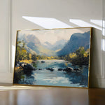 Landscape 492 Canvas Art 60 x 40 cm / Black