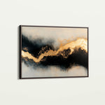 Abstract 493 Canvas Art 60 x 40 cm / Black