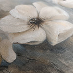 Floral 493 Canvas Art 60 x 40 cm / Black