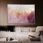 Abstract 494 Canvas Art 60 x 40 cm / Black