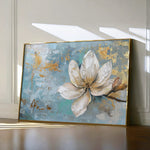 Floral 494 Canvas Art 60 x 40 cm / Black