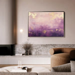 Abstract 496 Canvas Art 60 x 40 cm / Black