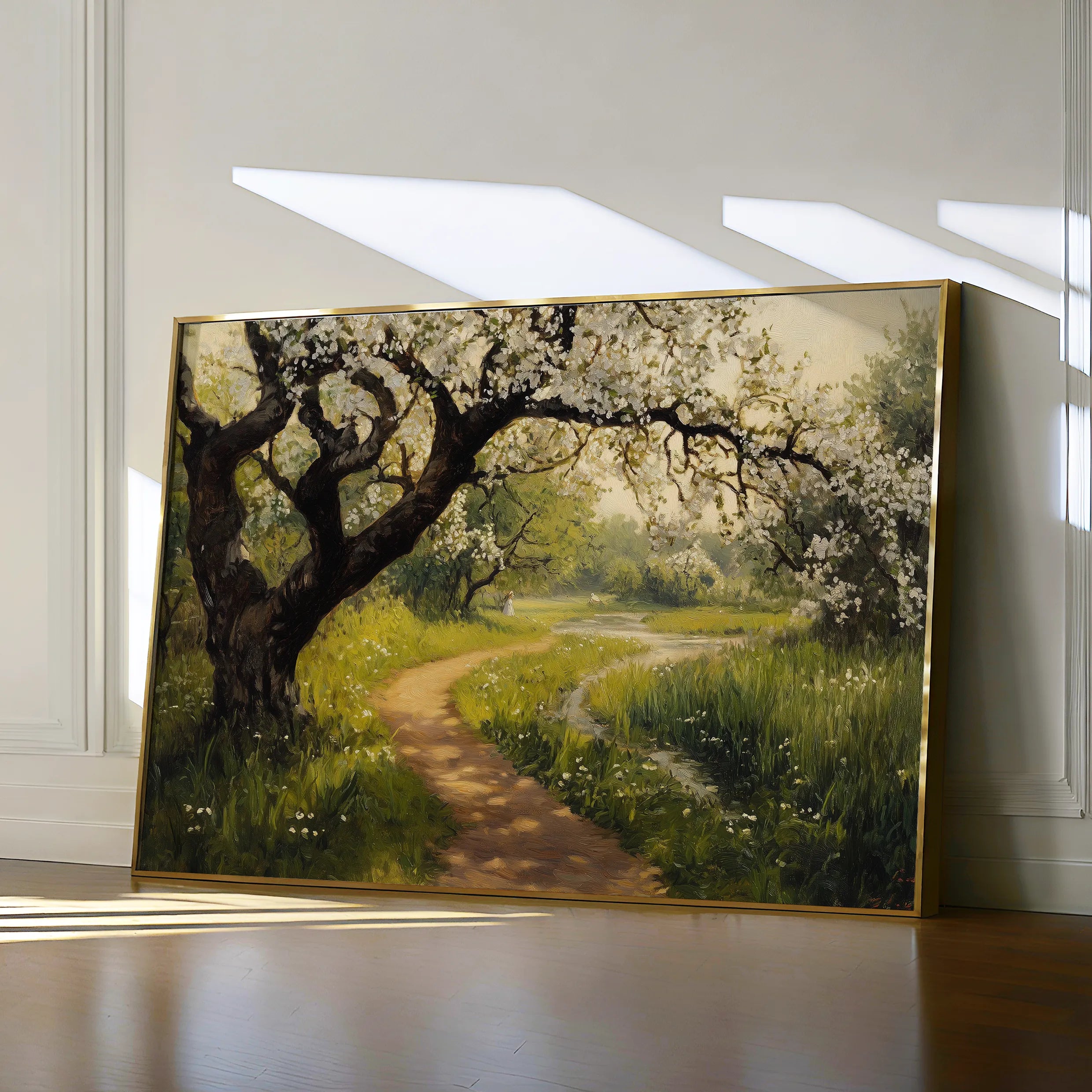 Landscape 496 Canvas Art 60 x 40 cm / Black