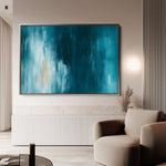 Abstract 498 Canvas Art 60 x 40 cm / Black