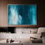 Abstract 498 Canvas Art 60 x 40 cm / Black