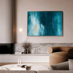 Abstract 498 Canvas Art 60 x 40 cm / Black