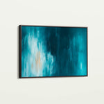 Abstract 498 Canvas Art 60 x 40 cm / Black
