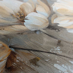 Floral 498 Canvas Art 60 x 40 cm / Black