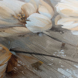Floral 498 Canvas Art 60 x 40 cm / Black
