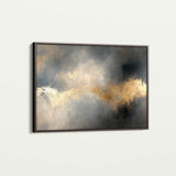 Abstract 499 Canvas Art 60 x 40 cm / Black