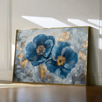 Floral 500 Canvas Art 60 x 40 cm / Black