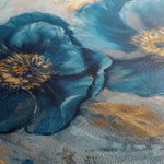 Floral 500 Canvas Art 60 x 40 cm / Black
