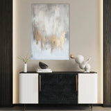 Abstract 501 Canvas Art 60 x 40 cm / Black