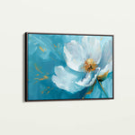Floral 501 Canvas Art 60 x 40 cm / Black