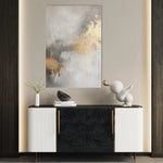 Abstract 502 Canvas Art 60 x 40 cm / Black