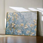 Floral 502 Canvas Art 60 x 40 cm / Black