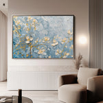 Floral 502 Canvas Art 60 x 40 cm / Black