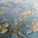 Floral 502 Canvas Art 60 x 40 cm / Black