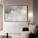 Abstract 503 Canvas Art 60 x 40 cm / Black