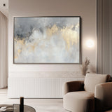 Abstract 503 Canvas Art 60 x 40 cm / Black