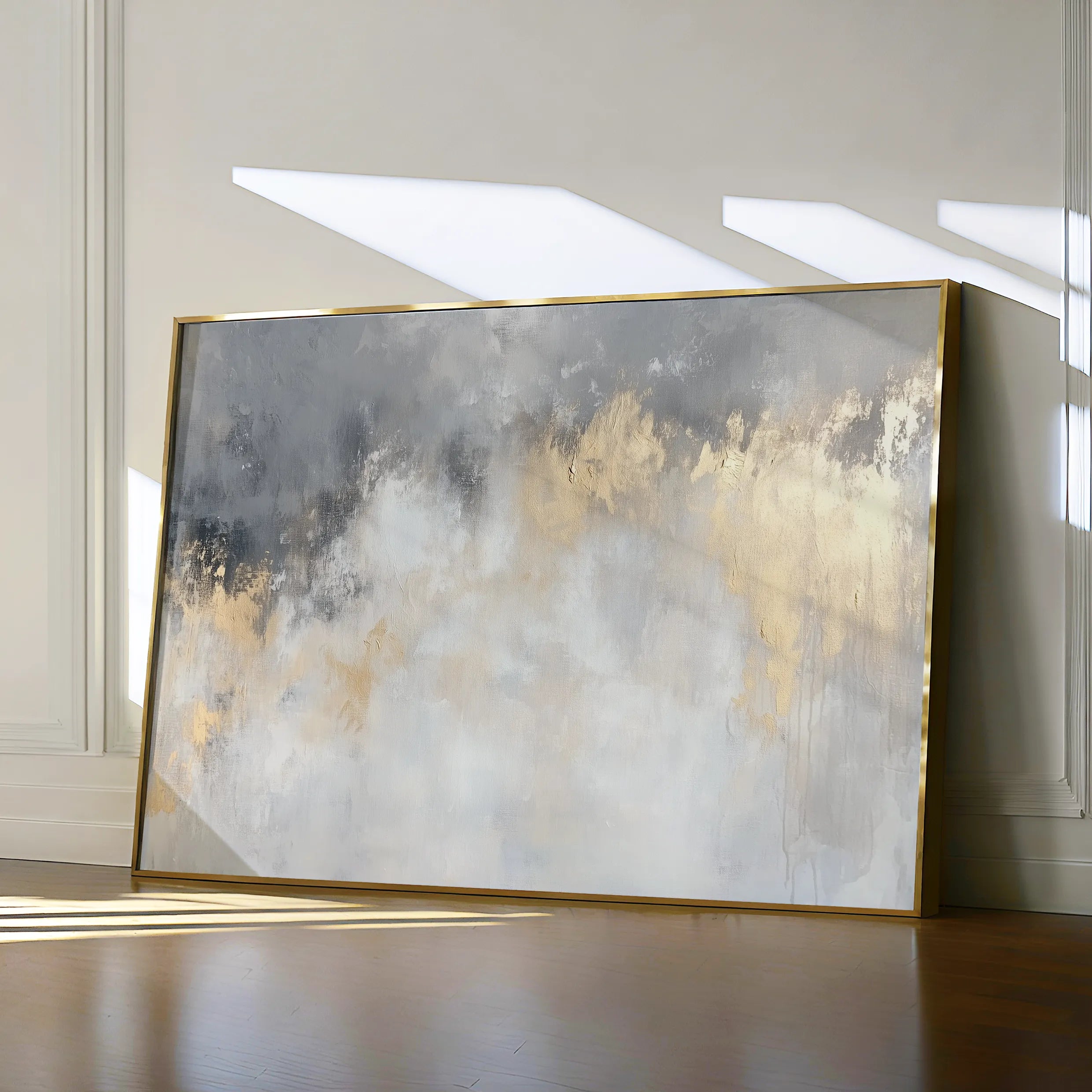 Abstract 503 Canvas Art 60 x 40 cm / Black