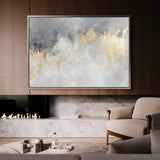 Abstract 503 Canvas Art 60 x 40 cm / Black