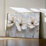 Floral 503 Canvas Art 60 x 40 cm / Black