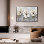 Floral 503 Canvas Art 60 x 40 cm / Black